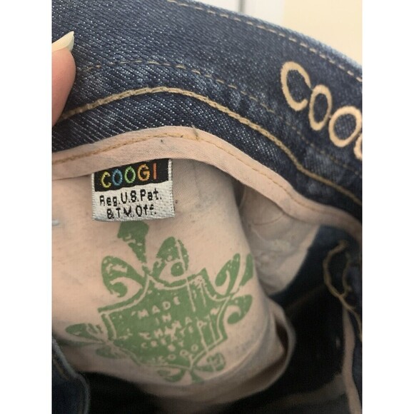 VTG Coogi Jeans Men 40x32 Blue Denim Embroidered Baggy Straight Hip Hop Y2K - Picture 10 of 11
